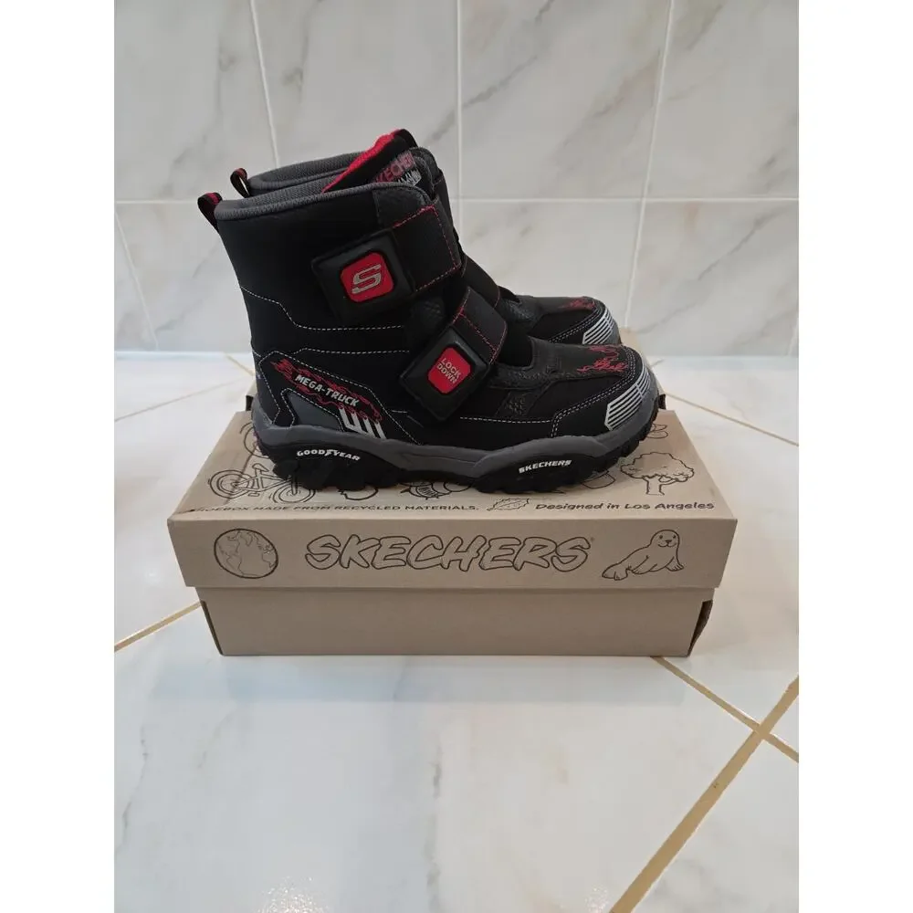 Skechers Shoes Boots kids shoes Water Repellent Turbo Speed EZ-Trax Us 4
